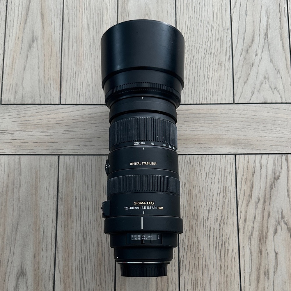 Sigma  DG Lens with Optical Stabilizer in Black